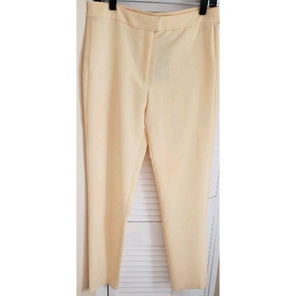 NWT MARSCIANO BY GUESS KELLY SKINNY YELLOW DUST PANT SIZE 6 - Picture 2 of 10